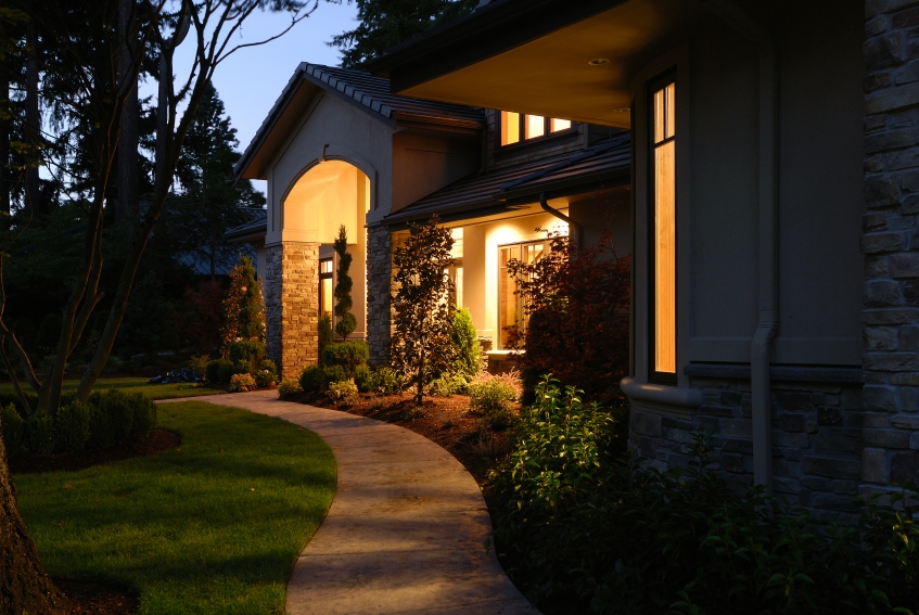 4 Tips for Laying Out Low Voltage Landscape Lighting, including Case Study